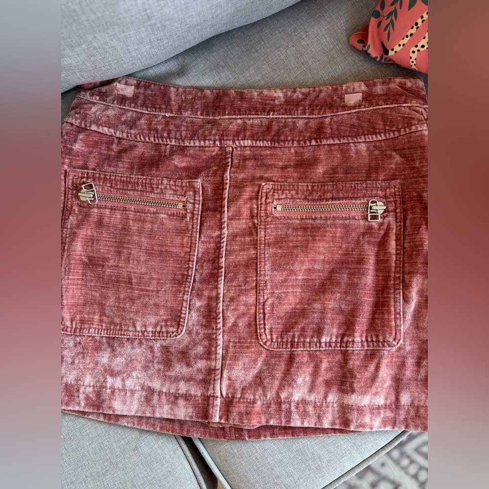 ✨Free People✨perfect fall mini skirt with zipper pockets💖 - Picture 4 of 10